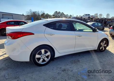 2013 Hyundai Elantra Gls z USA, uszkodzony, nr VIN 5NPDH4AE1DH323851